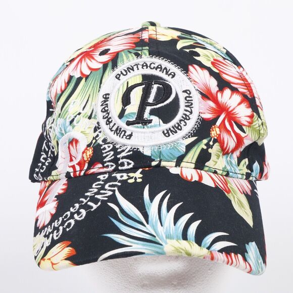 Punta Cana Kaliko Embroidered Logo Patch AOP Floral H&L Ball Cap Hat - Picture 2 of 11